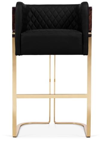 LUXXU Табурет высокий кожаный с подставкой для ног Nura sun-id-1486654 - Вид №1