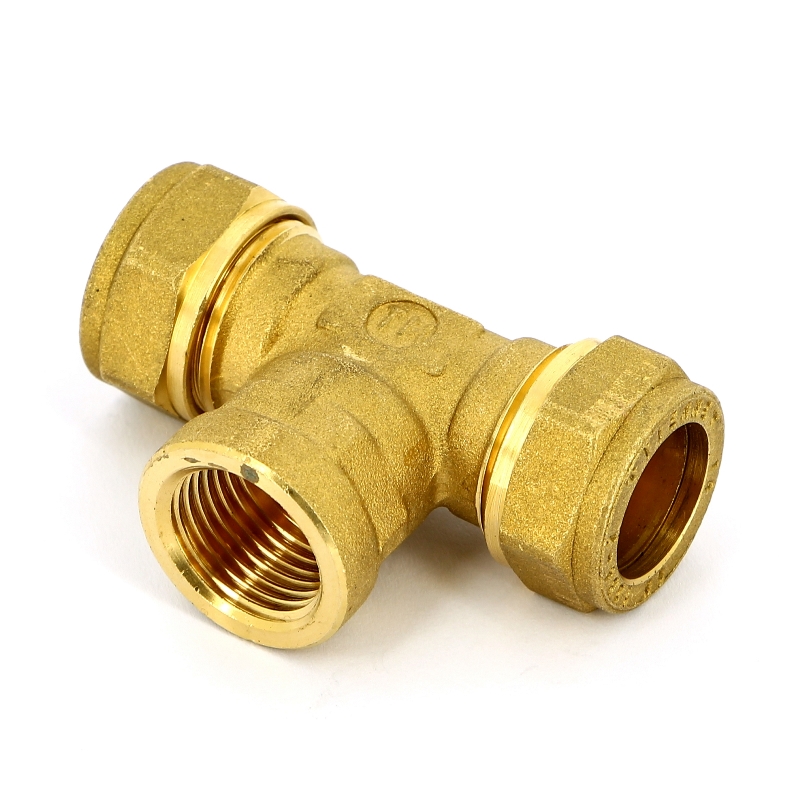 Тройник обжим-В TIEMME 18х1/2"х18 1100071 - Вид №3