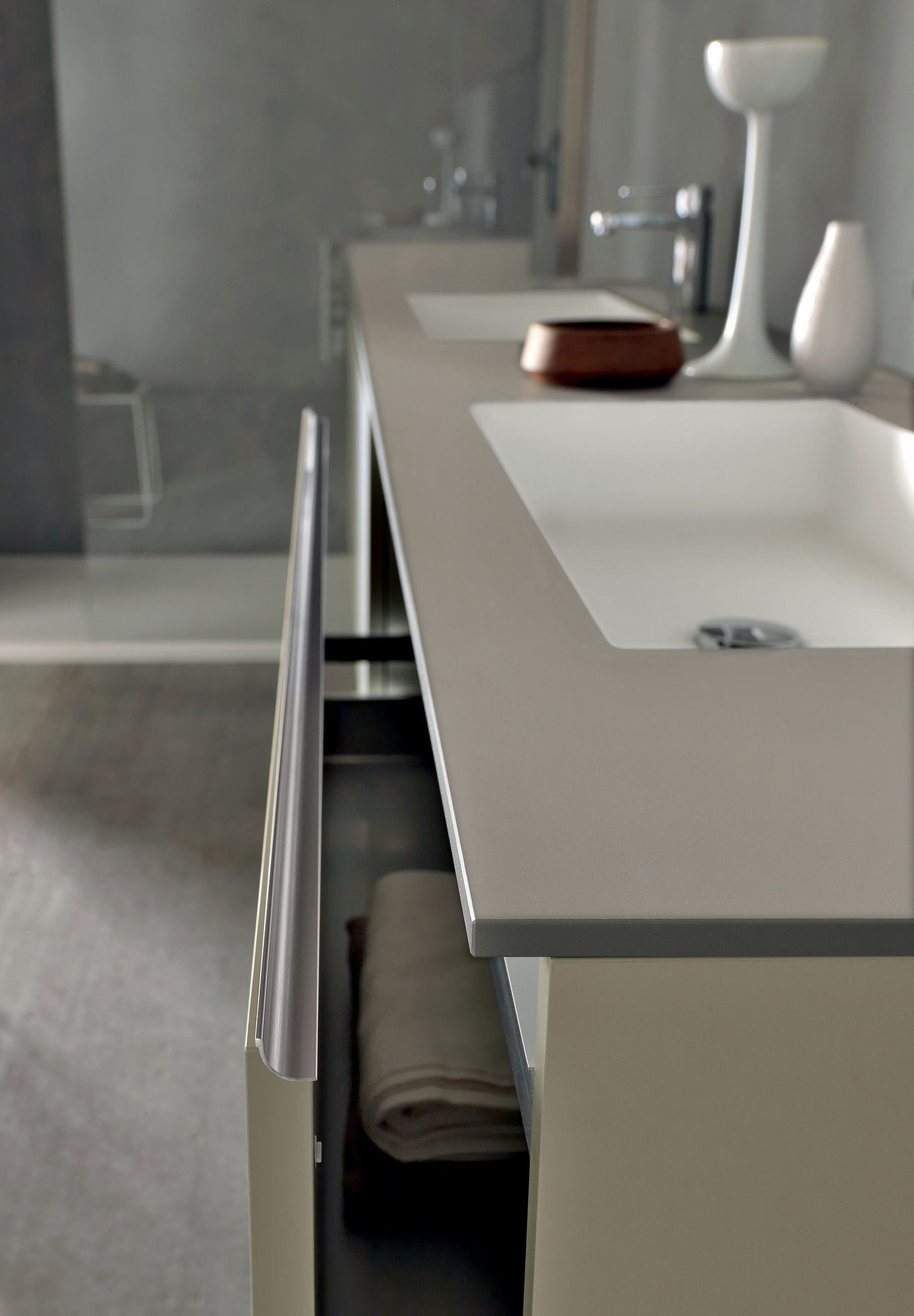 Двойной умывальник milltech со встроенным умывальником MODULNOVA Light ARCH-00005484