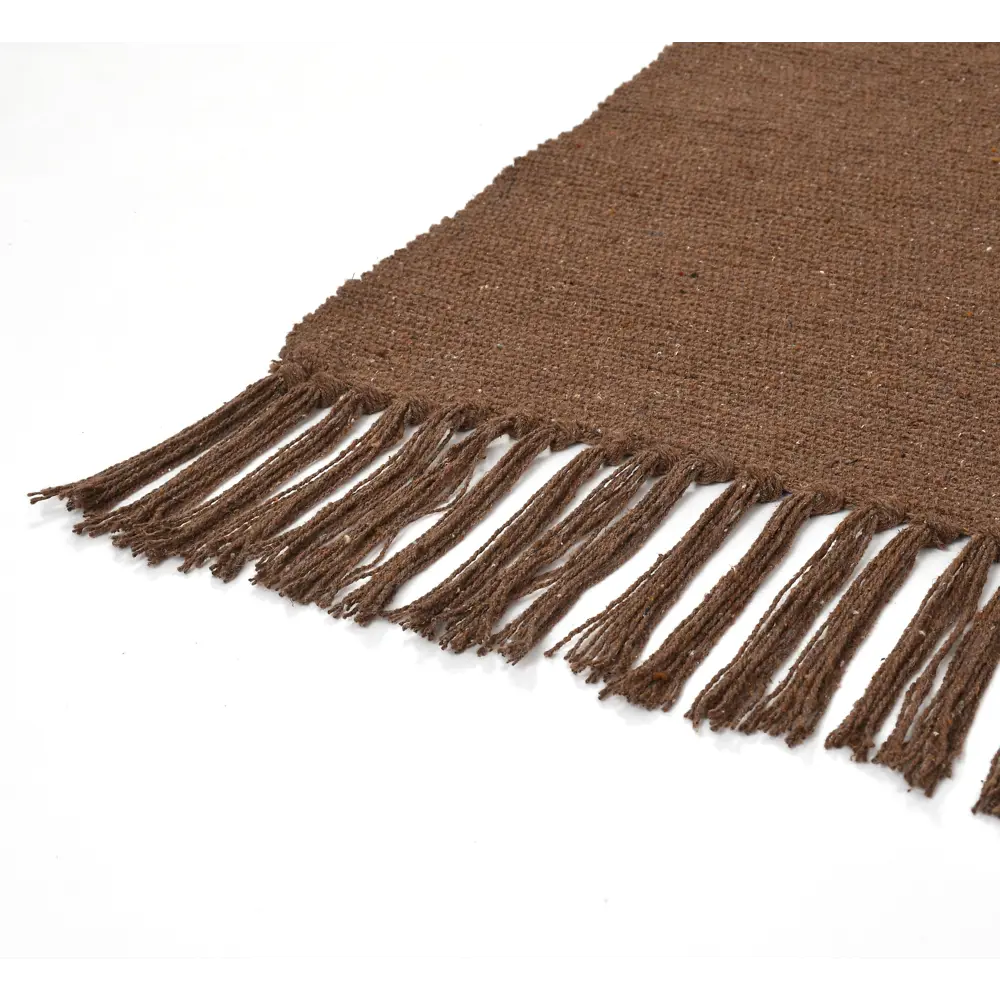 Коврик декоративный хлопок Solid Mat JBT-001-11 50x80 см цвет коричневый 89374302 STLM-2096506 Santreyd  - Вид №3