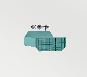 com_EXLAVFRIEZE1LC/3030 Подвесная раковина настенная прямоугольная Ex.T Frieze