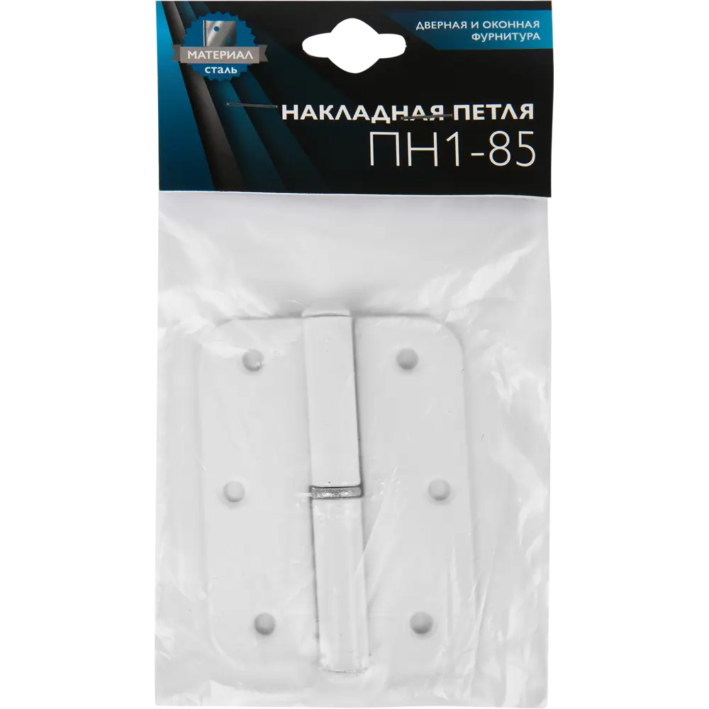 82105930 Петля съемная левая ПН-85 85x65 мм сталь цвет белый цинк STLM-0019046 Santreyd  - Вид №2
