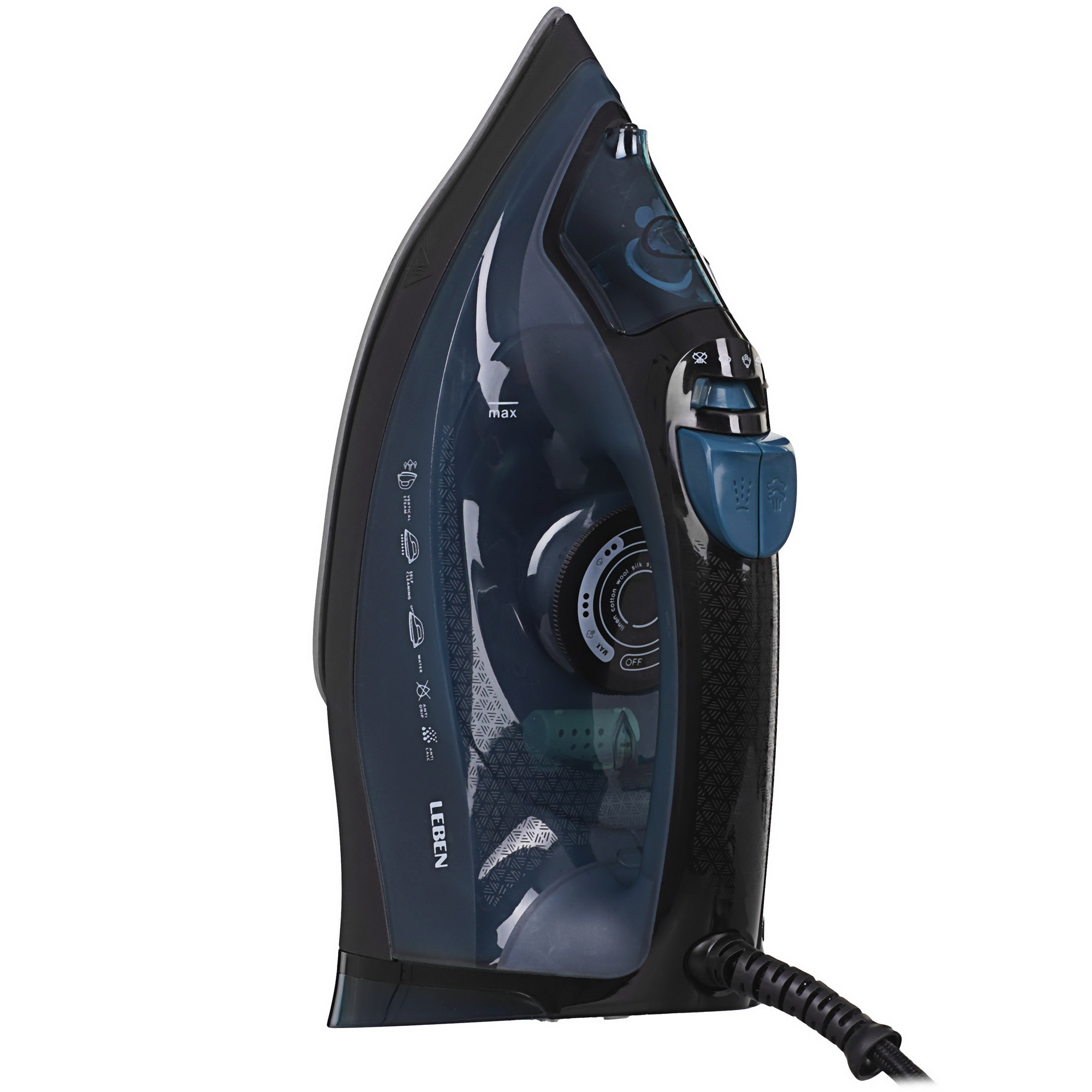 9237162 Утюг LEBEN 249-050 черный STDN-0076359