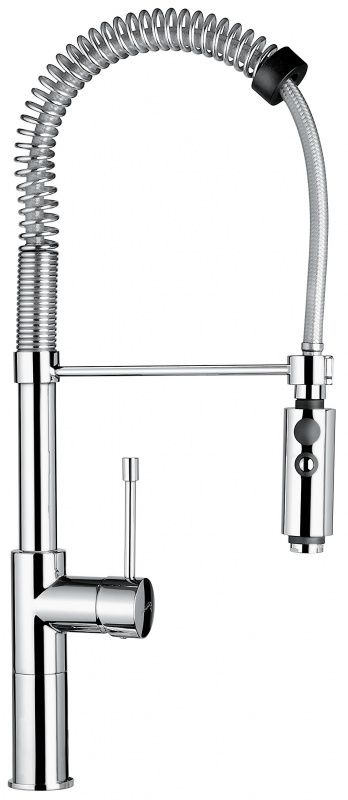 71110CR Смеситель Eden с пружинным изливом для кухни, цвет хром EMMEVI