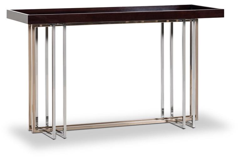 Stylish Club Прямоугольная консоль из нержавеющей стали и дерева Vector Scf.vt01 - Вид №1