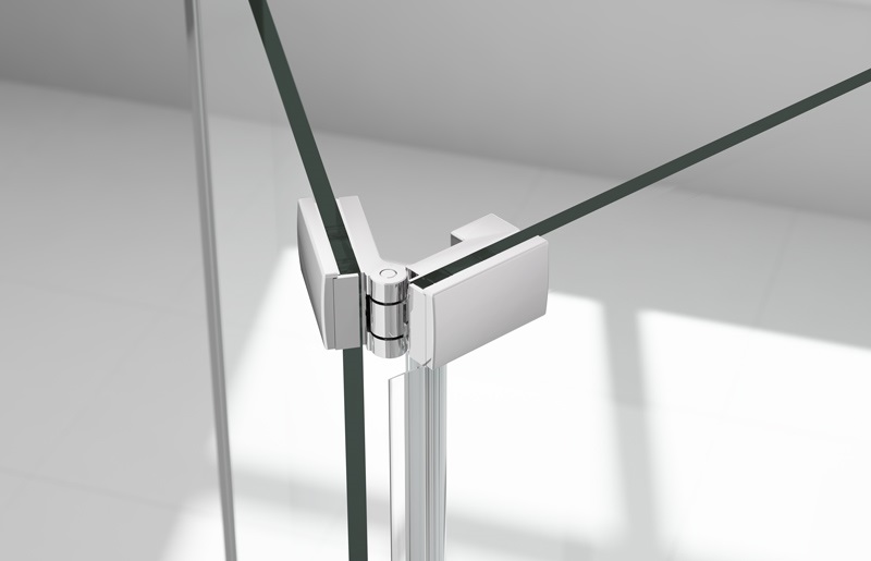 Дверь в нишу M6I200 Merlyn 6 Series Хромированный  - Вид №2