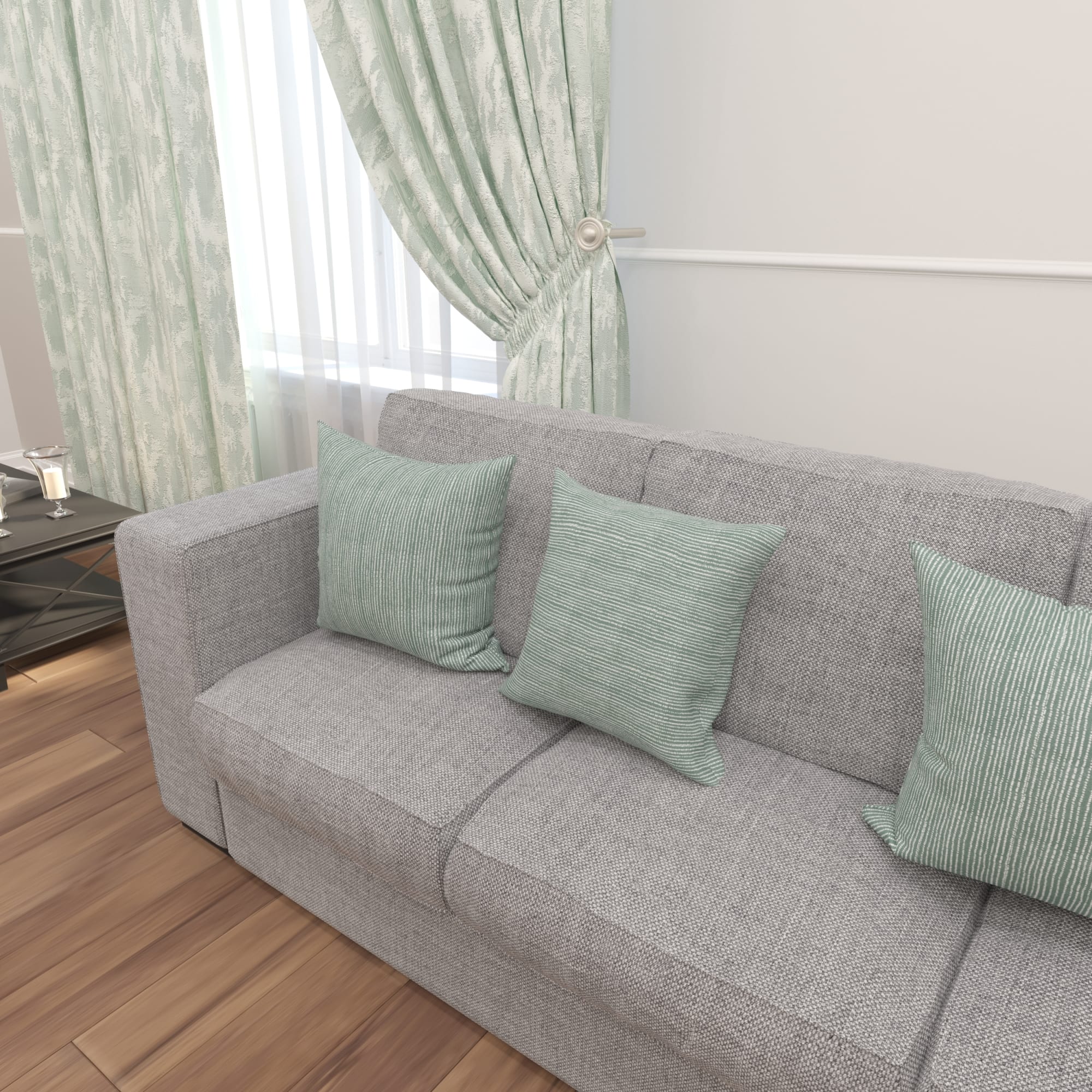 82305201 Подушка «Амазонка» 50x50 см, цвет зелёный Santreyd  - Вид №4