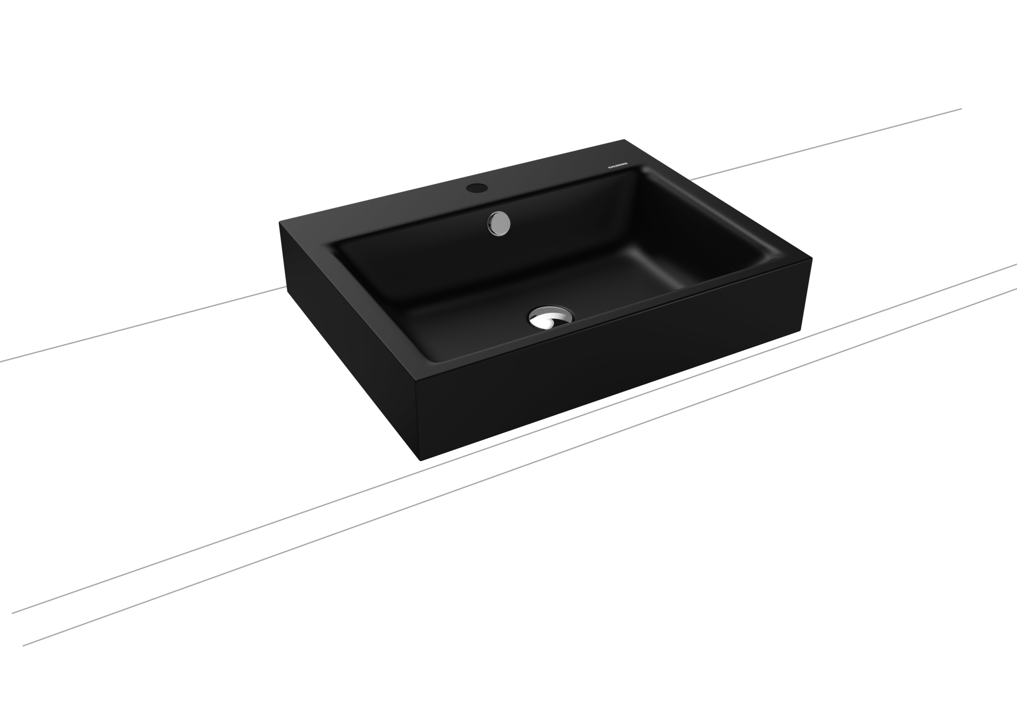 Умывальник KALDEWEI Сталь эмалированная 3157 294 черный матовый 100 31573319294