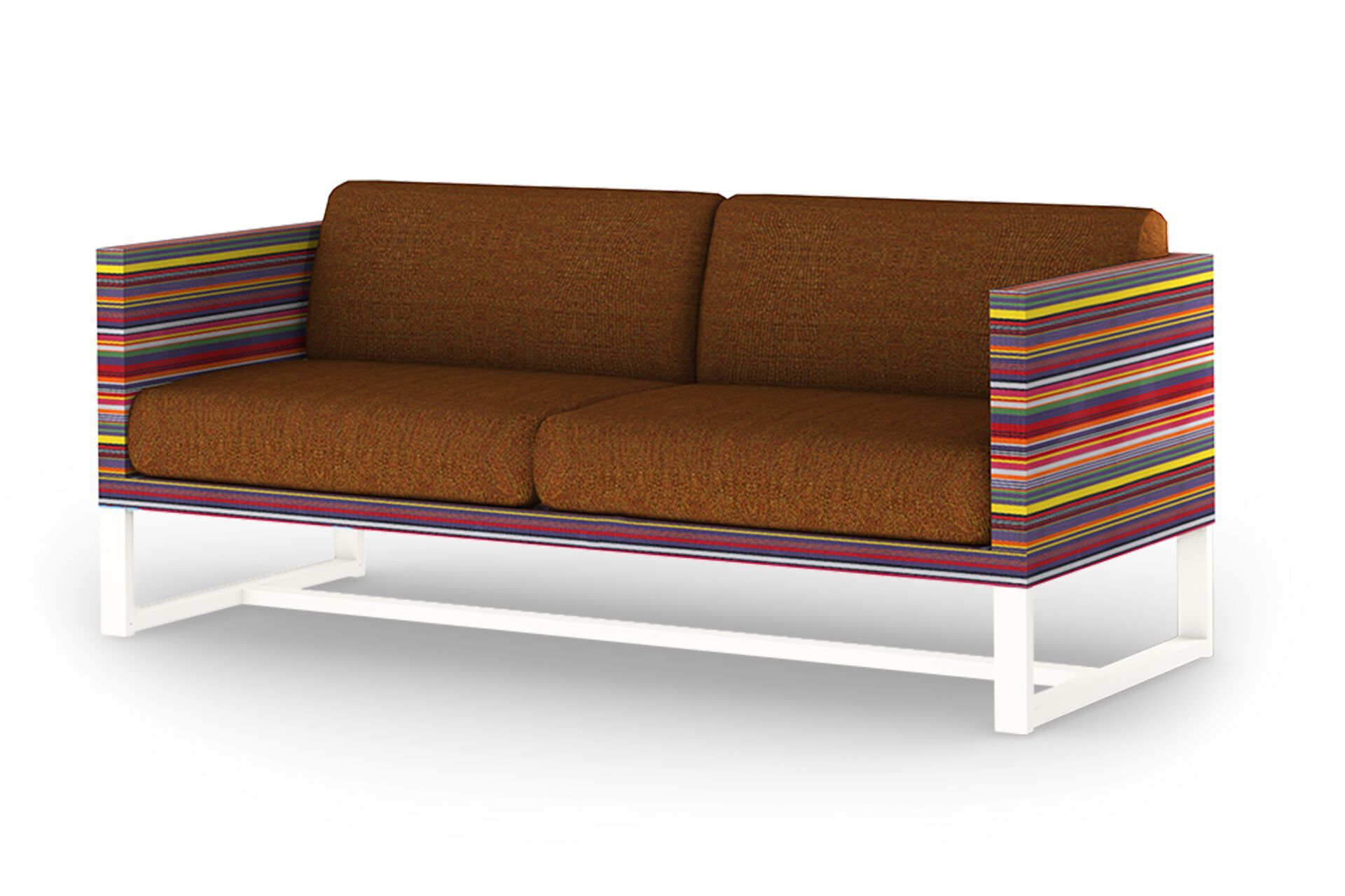 2-местный тканевый садовый диван MAMAGREEN Stripe ARCH-00052306 - Вид №1