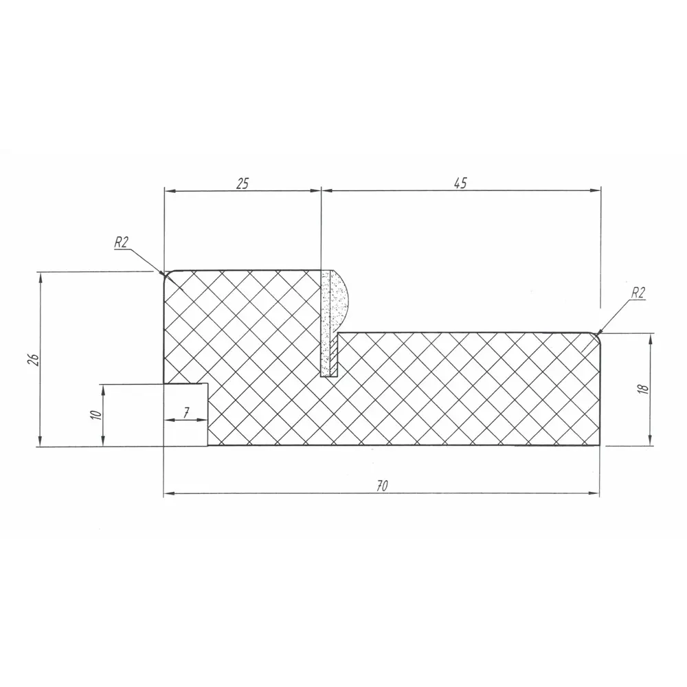 ПРИНЦИП Дверная коробка Hardflex ясень серый для межкомнатных дверей 87923302 STLM-0901835 - Вид №2