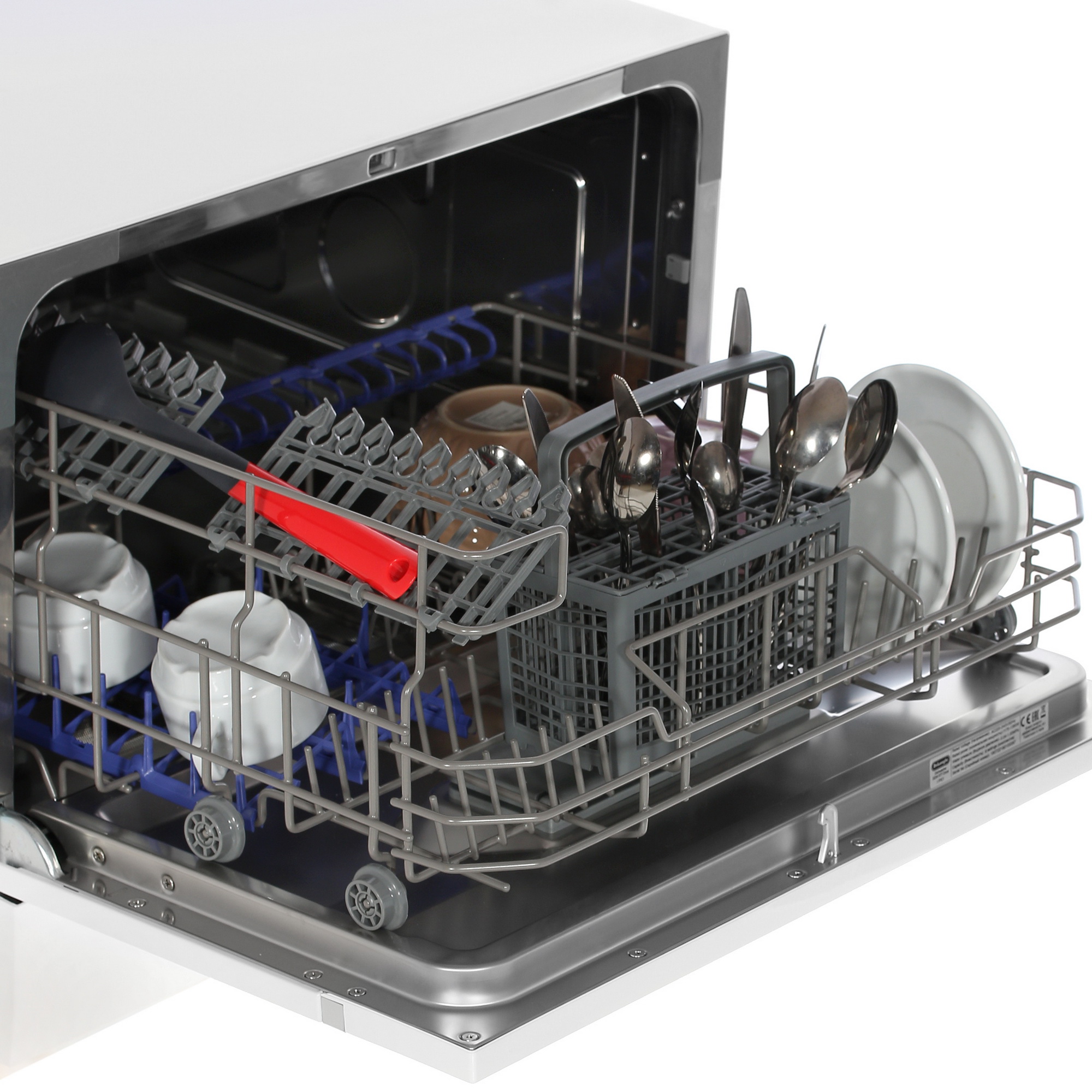 8121950 Посудомоечная машина DeLonghi DDW07T Onics белый STDN-0035131 - Вид №6