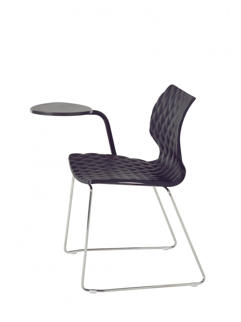 Uni 552T Стул со стальной рамой салазок с комплектом стола для конференций. Оболочка из полипропилена. Et al. Uni