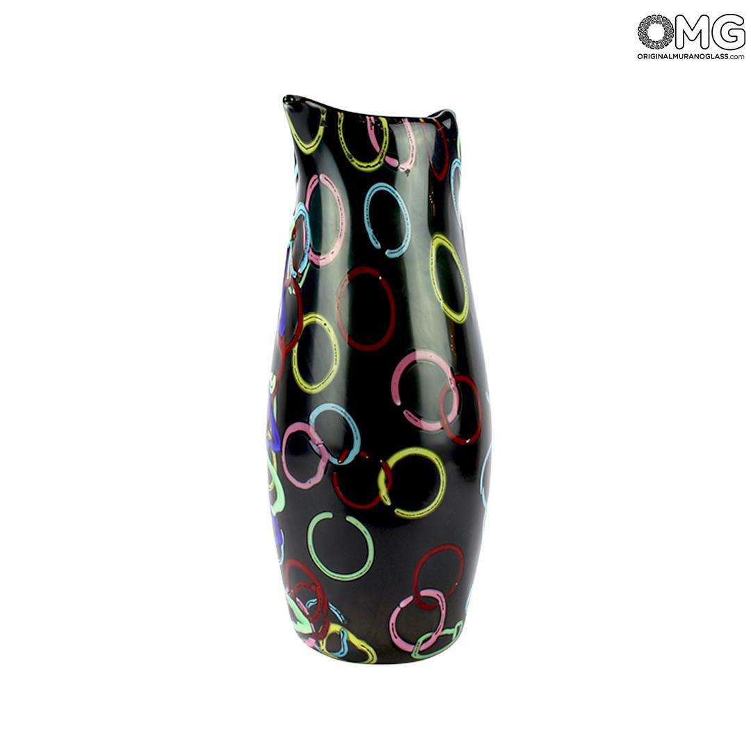 4741 ORIGINALMURANOGLASS Ваза Баттерфлай - Афро Челотто - муранское стекло OMG 10 см  - Вид №1