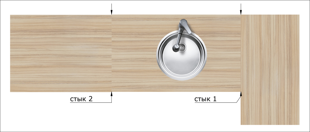 Столешницы для кухни - Дальберга LIGRON LIST360 2166 - Вид №24