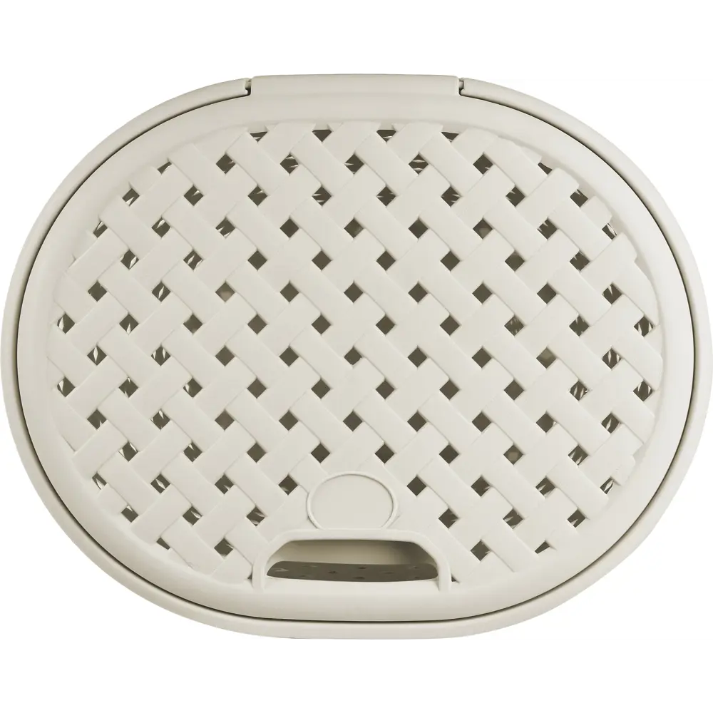 Корзина для белья Plast Team Rattan цвет молочный STLM-2048246 - Вид №2