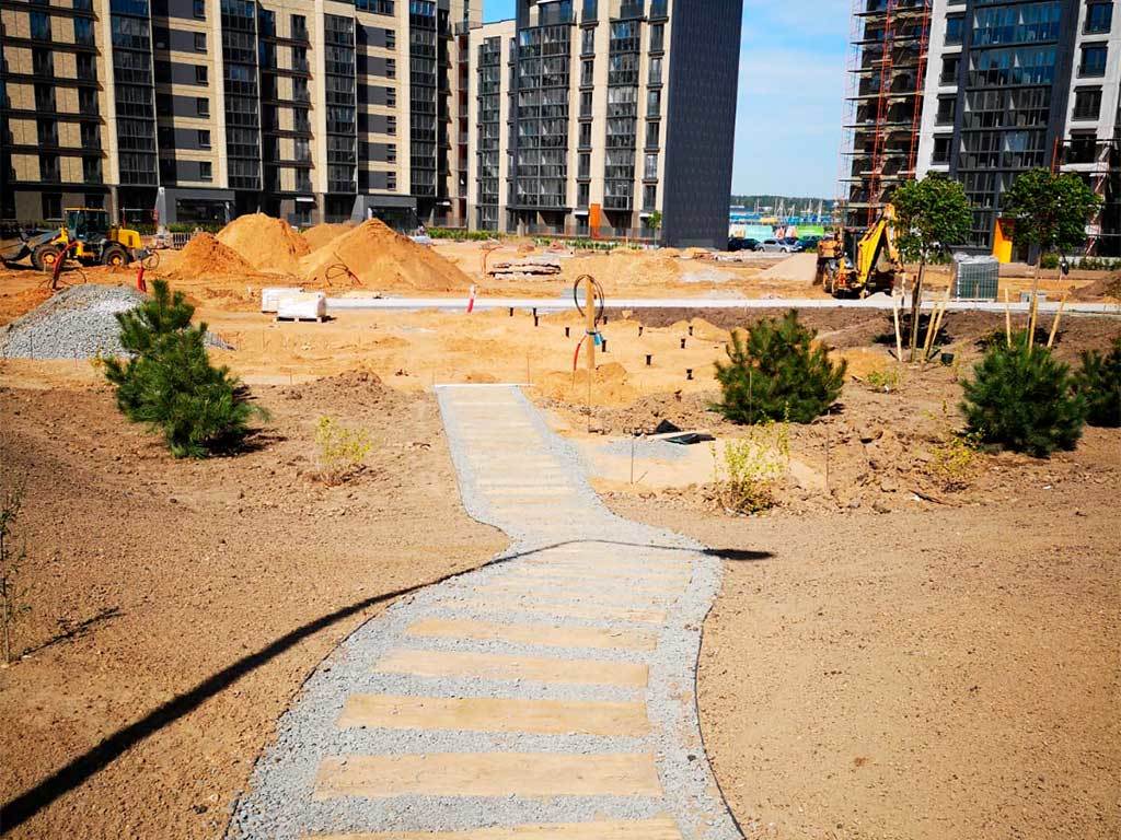 Пластиковый бордюр 58 мм, длина 1 м ГеоПластБорд GPBST-51 - Вид №16