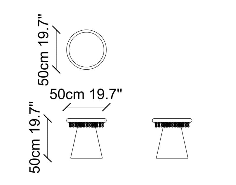 Круглый деревянный журнальный столик NDESIGN Ezora ARCH-00092523 - Вид №4