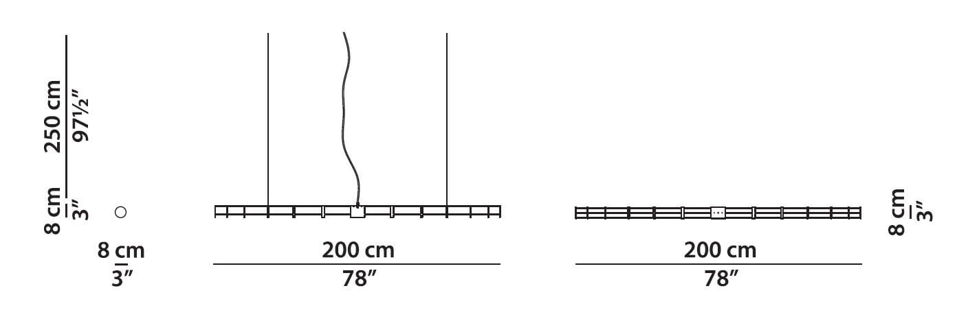 Матовый латунный светодиодный подвесной светильник Baxter Hubble ARCH-00145740 - Вид №3