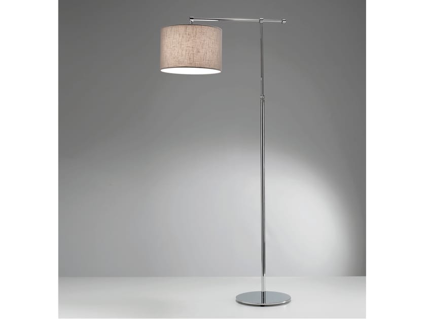 Металлическая светодиодная напольная лампа с тканевым потолочным освещением Cremasco Illuminazione световые работы ARCH-00056542