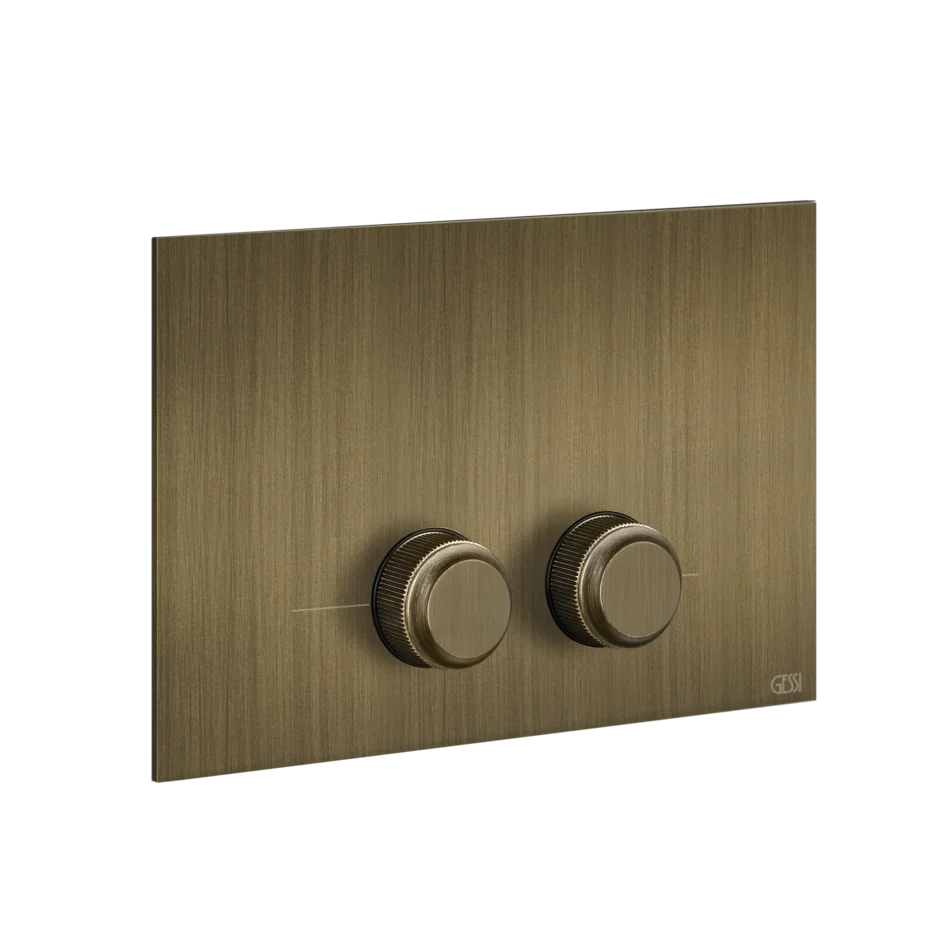 Запорная пластина 54651 713 Gessi Venti20 СТАРИННАЯ ЛАТУНЬ 54651713