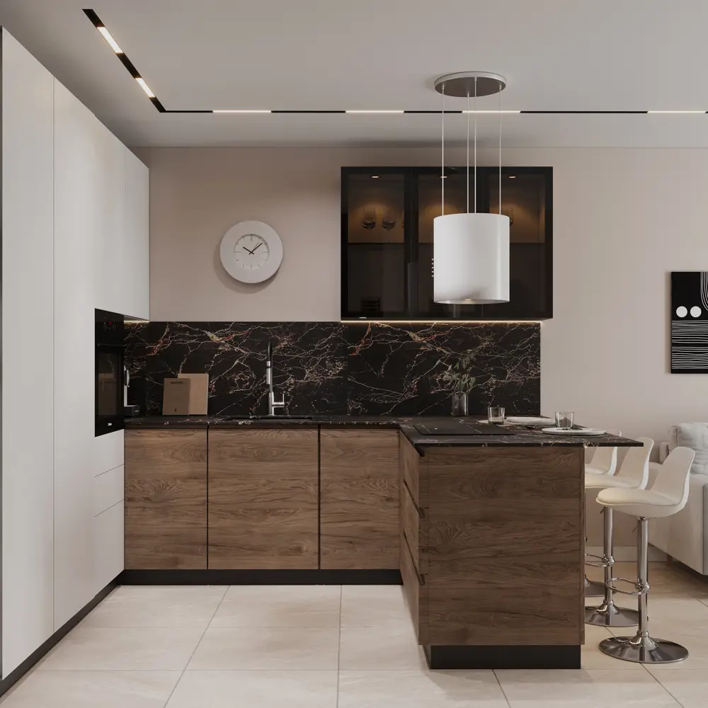 Фасад для кухни Токио Delinia ID - элегантность в темном дереве 86423448 STLM-0873180 - Вид №8