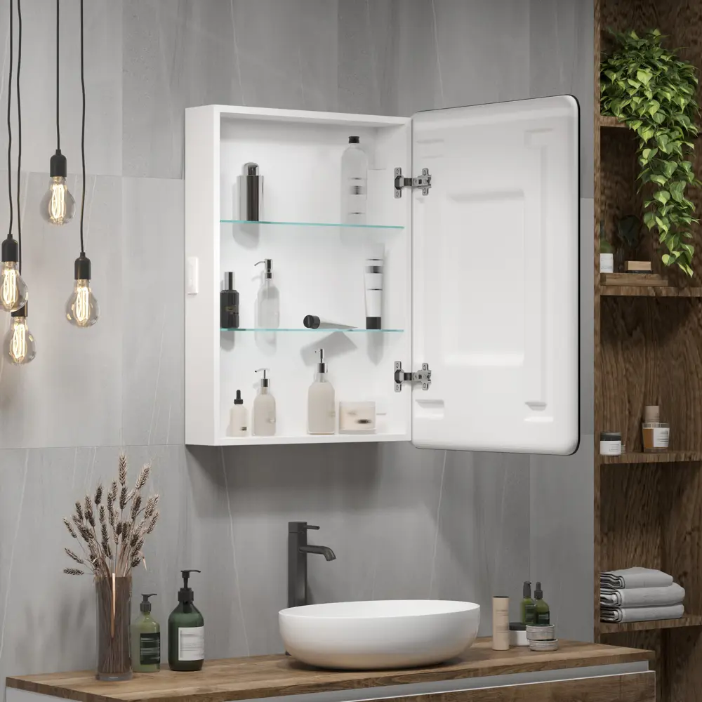 Зеркальный шкаф Santreyd Flash с LED-подсветкой и доводчиком 87893870 Flash LED STLM-0076041 - Вид №8