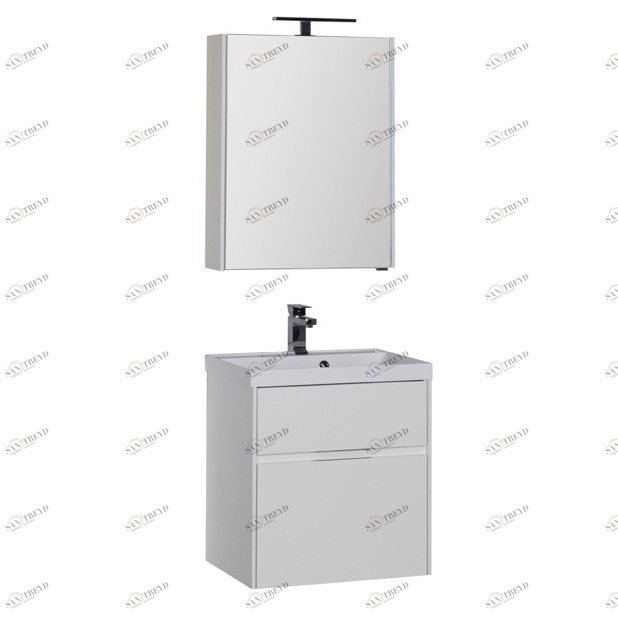 Комплект мебели Aquanet Латина 60 белый (2 ящика) 00180121