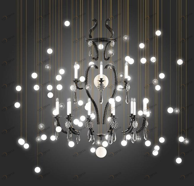 Beau & Bien Люстра из дутого стекла Le merveilleux sun-id-1452170