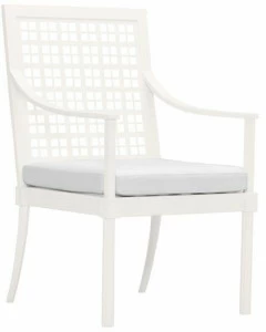 JANUS et Cie Алюминиевый стул с подлокотниками Quadratl