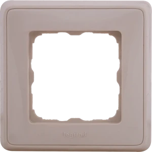 Рамка для розеток и выключателей Legrand Cariva 1 пост, цвет слоновая кость