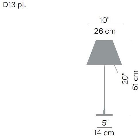 LUCEPLAN Светодиодная настольная лампа из поликарбоната Costanzina sun-id-1487163 - Вид №3