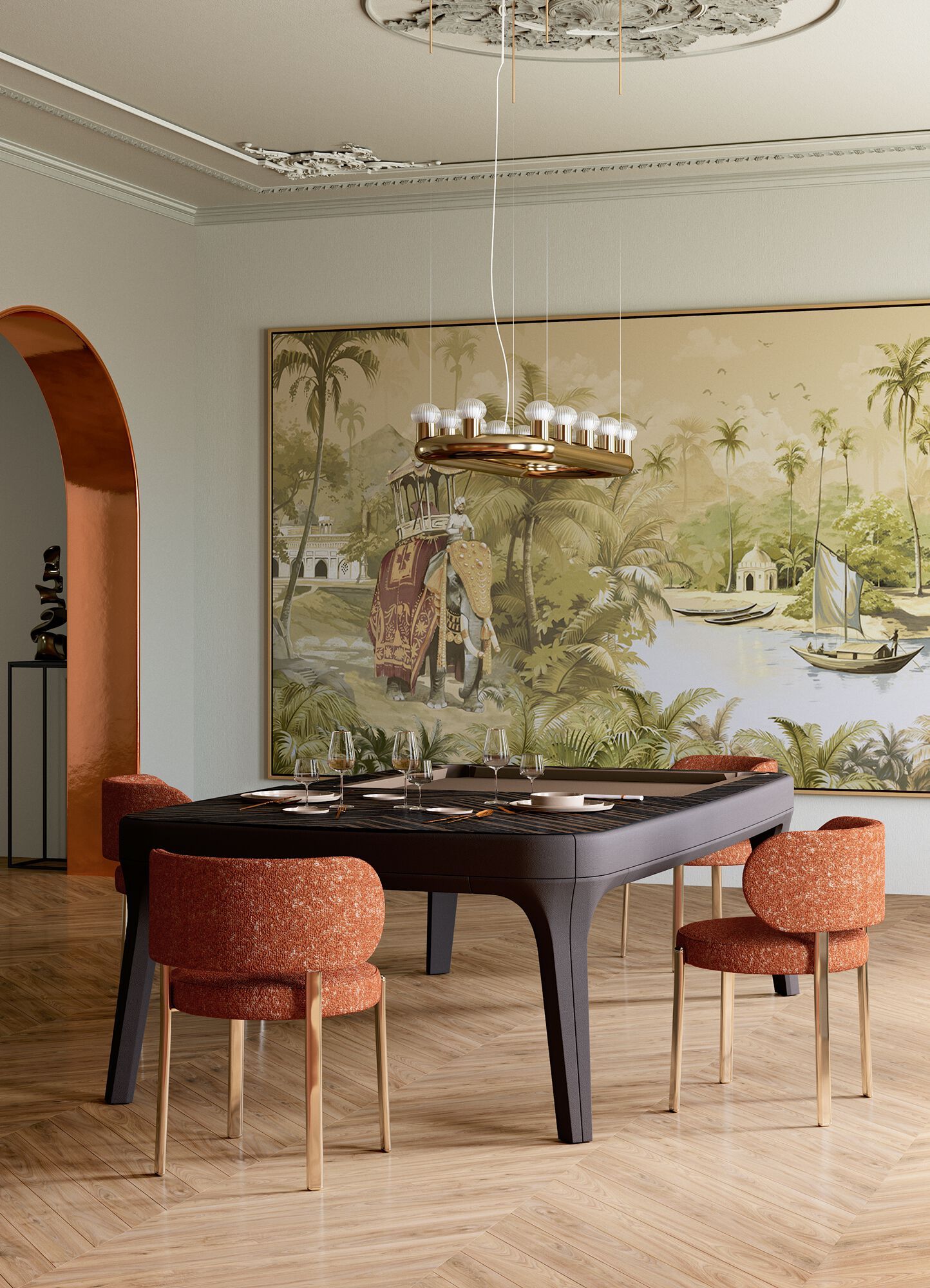 Прямоугольный бильярдный стол Vismara Design DANDY ARCH-00037353 - Вид №9