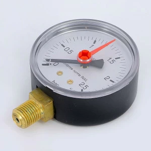 Манометр радиальный 1/4" 63 мм EMMETI 2,5 бар