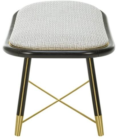 FRATO Низкий табурет из ткани Brasilia Fup240007aac  - Вид №2