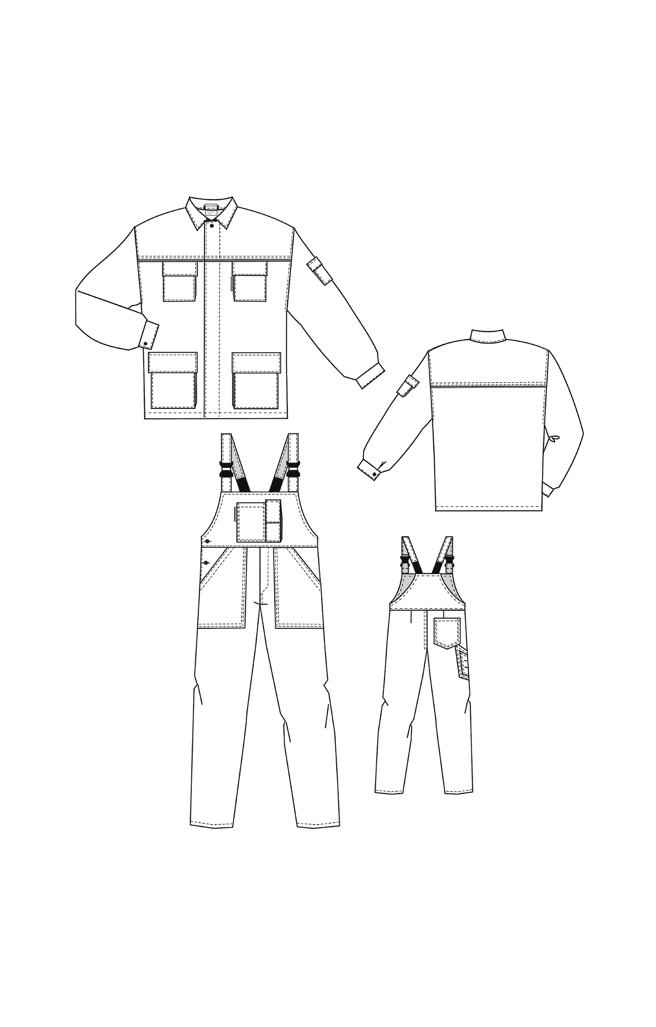 65480 Костюм "Эксперт-2" василек  Летняя спецодежда  размер 52-54/182-188  - Вид №6