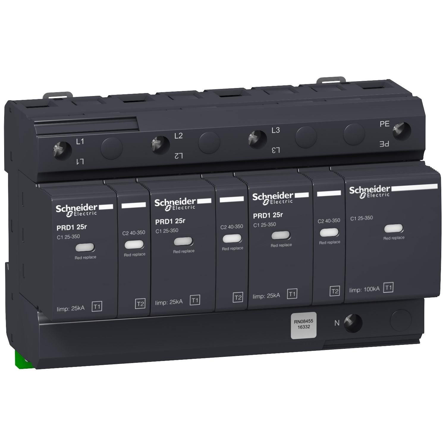 16332 PRD 1 25r ОПН со смен. карт. 3P+N Schneider Electric Multi 9 