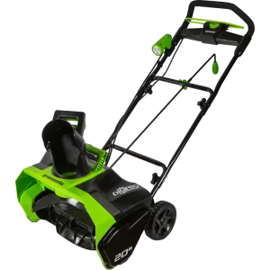 Снегоуборщик аккумуляторный Greenworks GD40SB 40 В, 2 аккумулятора, зарядное устройство в комплекте 82411454 STLM-2134270