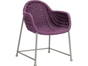 Олефиновый садовый стул с подлокотниками