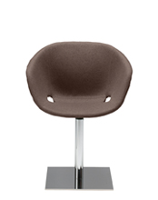 Uni-Ka 598M Вращающееся кресло с центральной стальной основой, откидной спинкой и обитым полипропиленом корпусом. Et al. Uni-ka