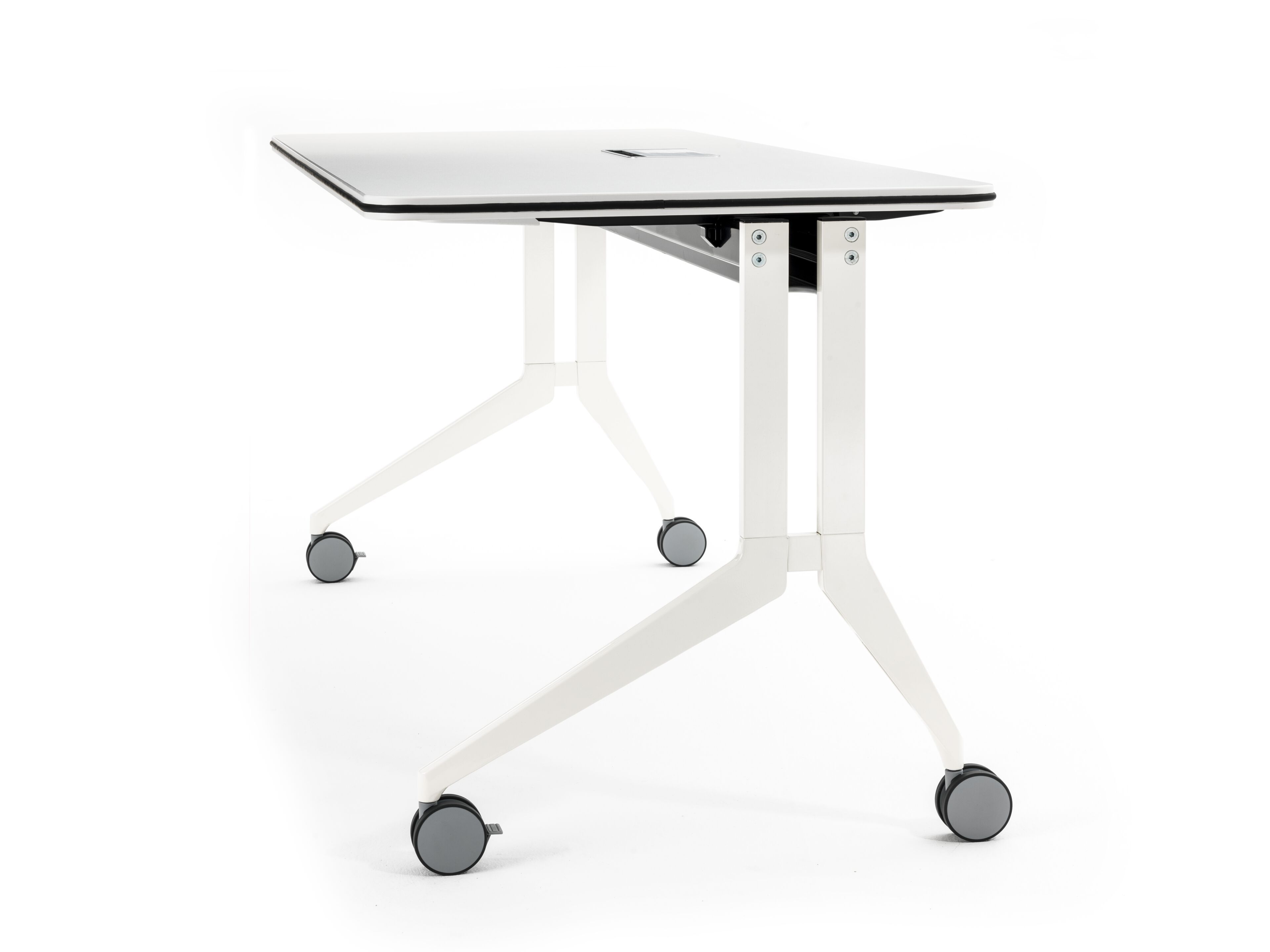 Модульный стол для совещаний из меламина с системой люверсов Haworth PLANES ARCH-00091360 - Вид №2