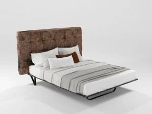 Barel Кровать из ткани с тафтинговым изголовьем