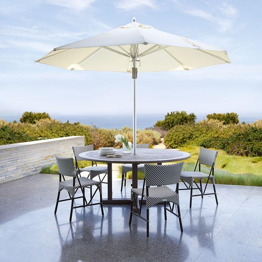 JANUS et Cie Круглый обеденный стол из тикового дерева Arbor sun-id-1515858 - Вид №8