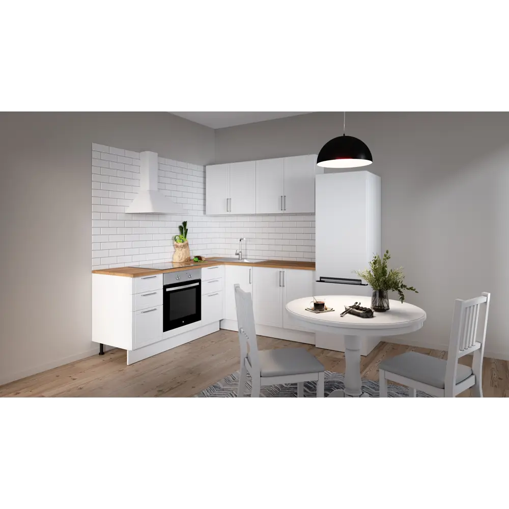 Фасад для кухонного ящика Delinia Агидель белое дерево 60x7.3 см 86844201 STLM-0865137 - Вид №6