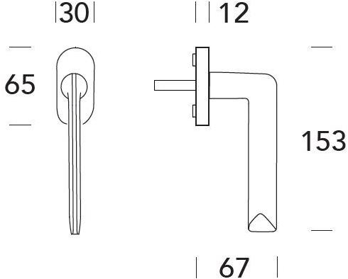 Reguitti Оконная ручка Zamak dk на розе Spring A141dk02468 - Вид №1