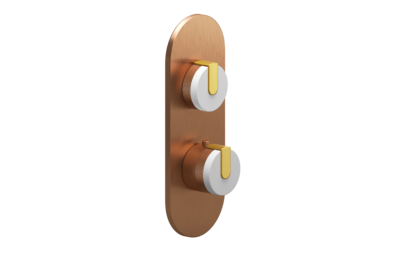 E-8026-R1WTE0-L1BAU-BRG-T Планка M-Series с 2 ручками - Внешняя часть GRAFF MOD+