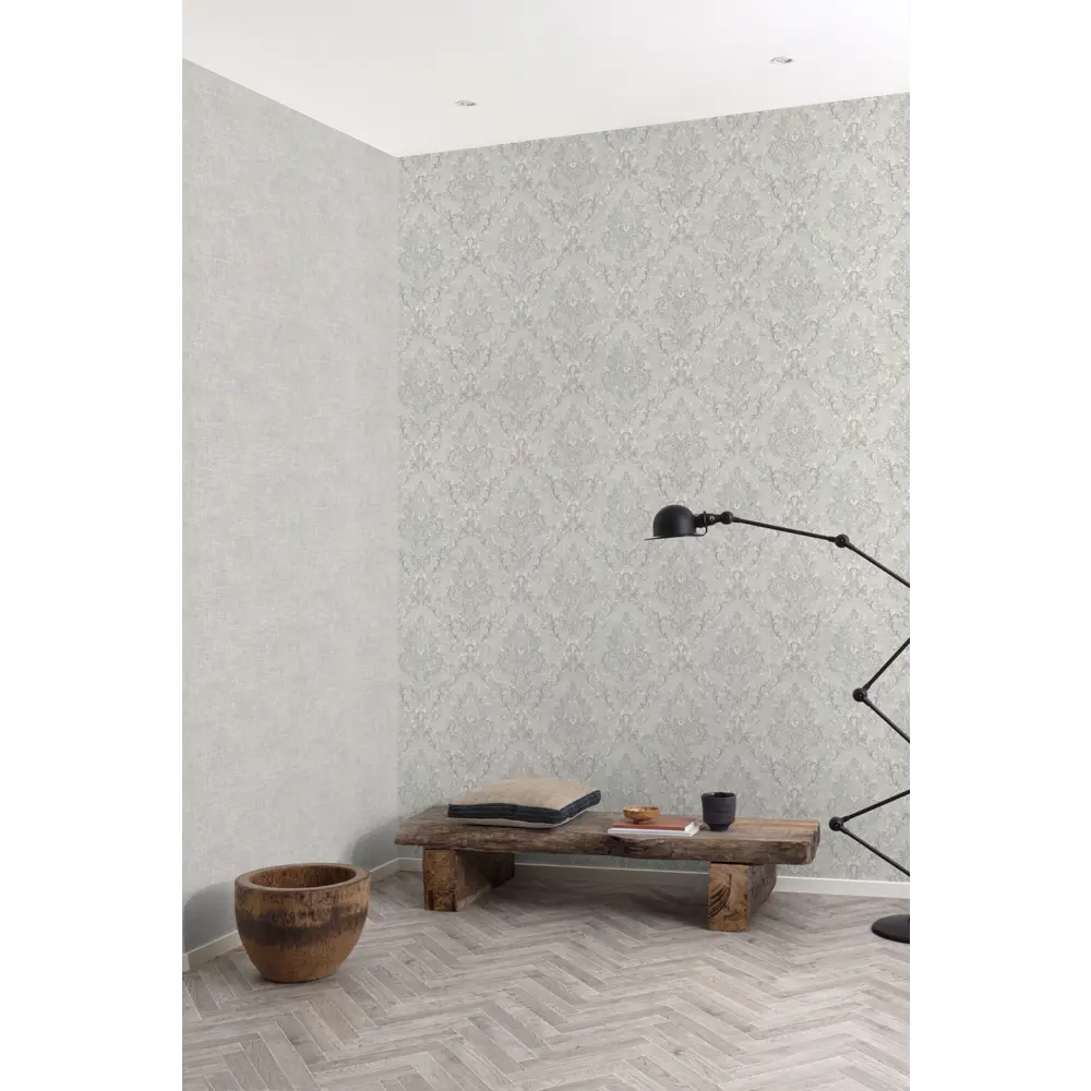 Обои флизелиновые Wallfashion Virtuoso серые 1.06 м GDVR3005 85237284 STLM-2047603 - Вид №3