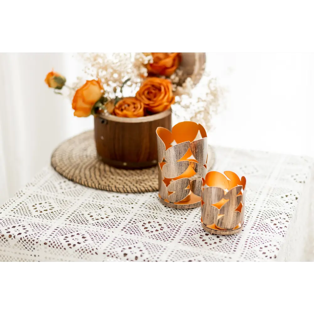 87892229 Подсвечник Madelaine металл цвет желтый 2 шт. STLM-0826645 Santreyd  - Вид №3