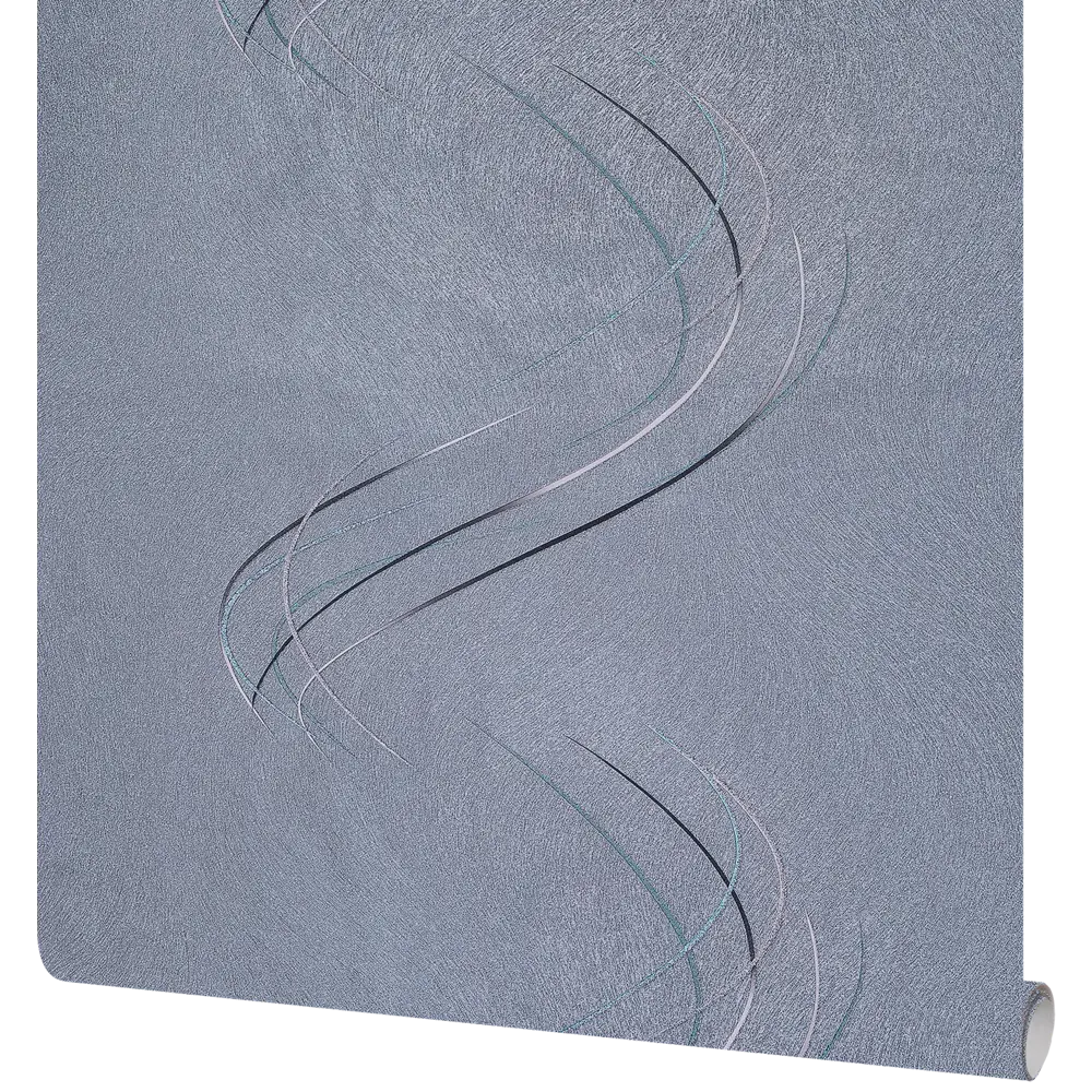 Victoria Stenova Trinity - флизелиновые обои синего цвета с узором 89363960 STLM-1338577