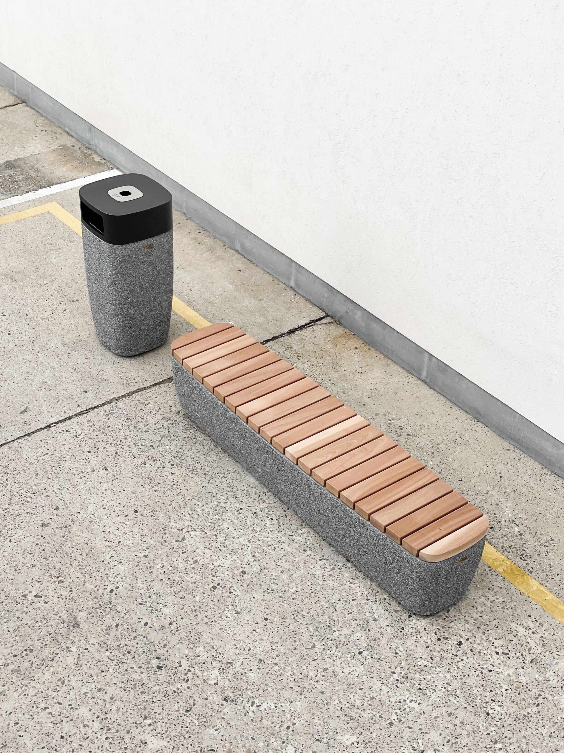 Наружные бетонные стойки для мусора Kremen ARCH-00113392 - Вид №15