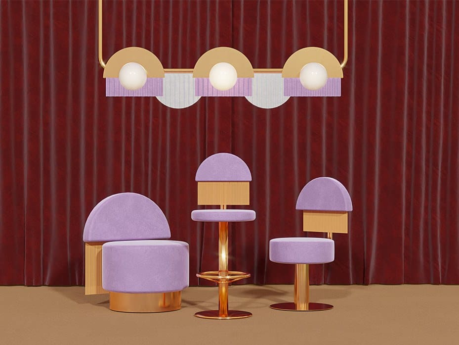 Мягкий стул для ресторана Essential Home Hollywood Glamour ARCH-00025095 - Вид №1